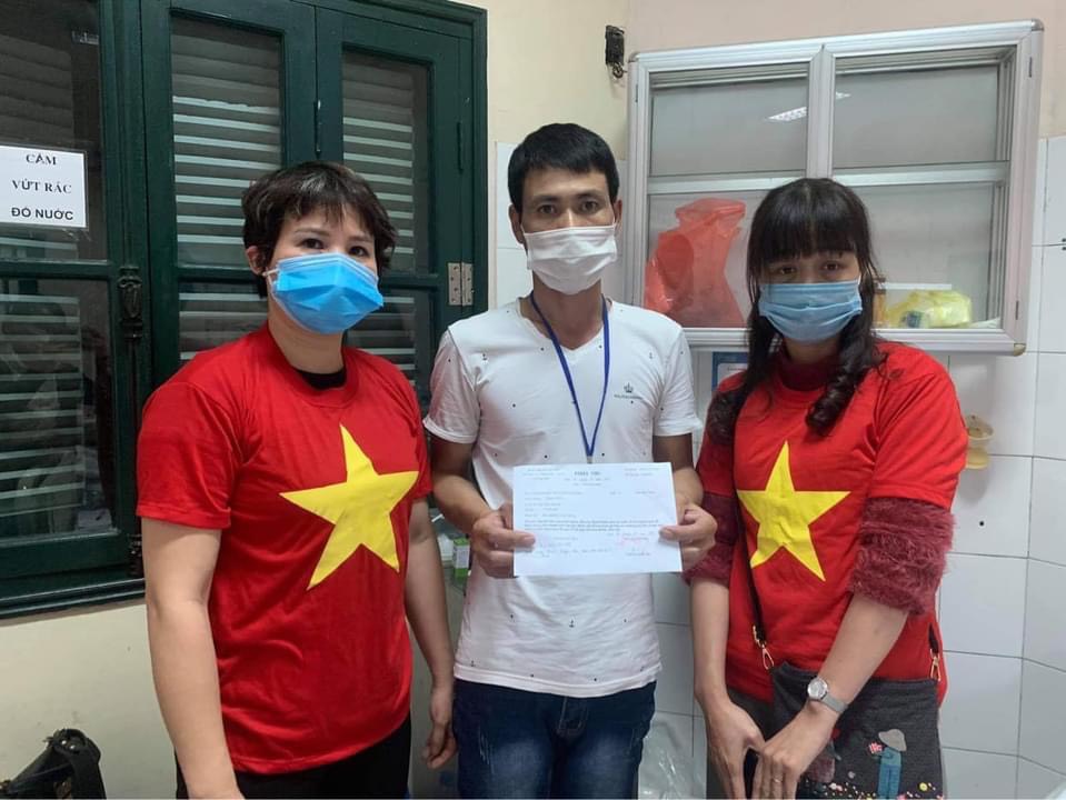 Cháu Trần Đức Dương đã được hỗ trợ 75,8 triệu đồng